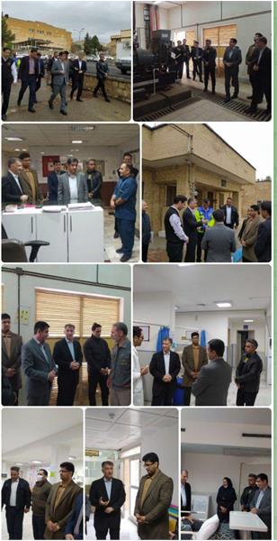 در مسیر خدمت-بازدید نوروزی از بیمارستان شهدای هرسین
